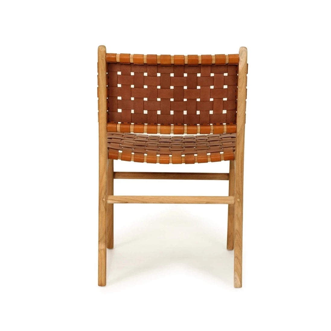 Palmvale Woven Leather Dining Chair