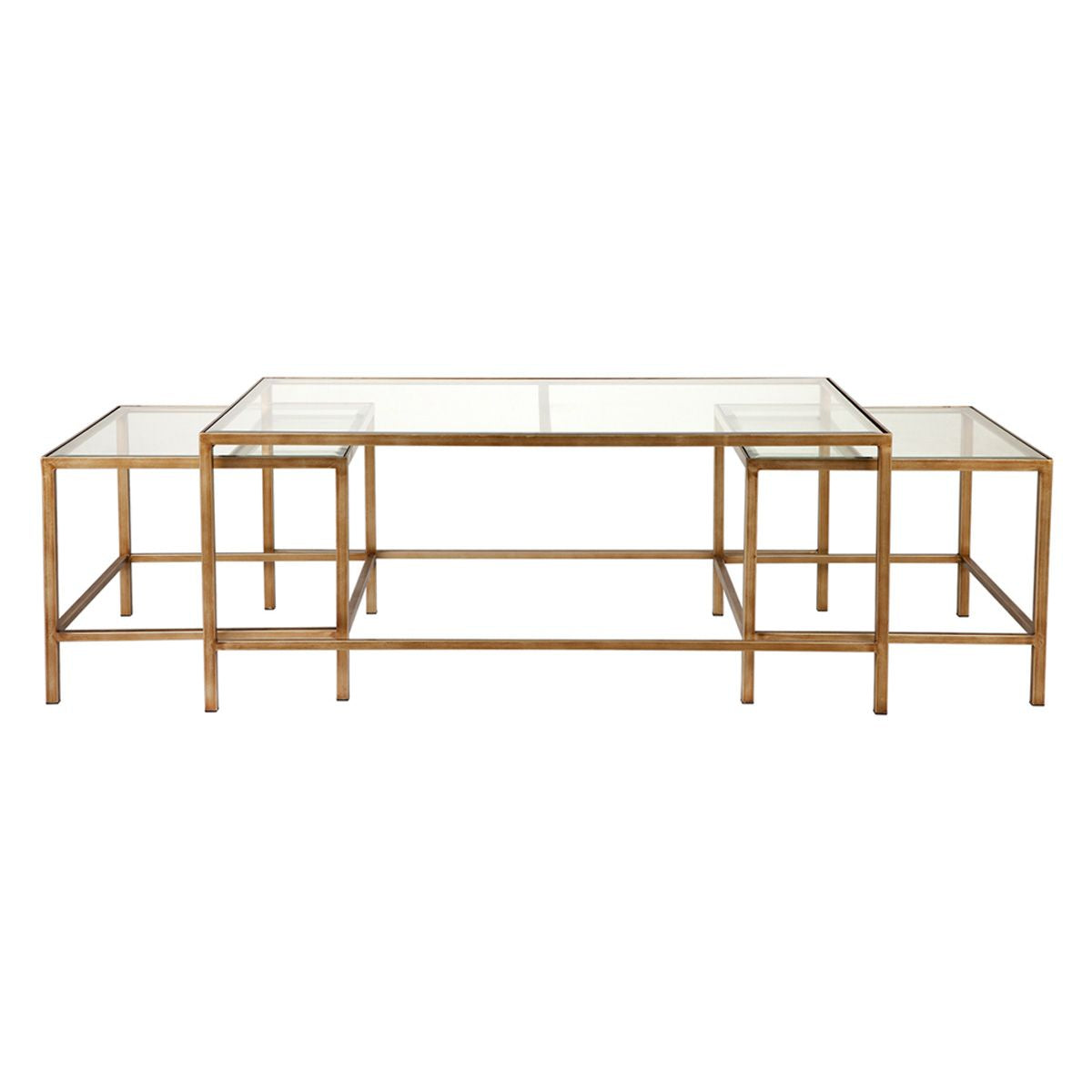 Charlie Glass Nesting Coffee Table