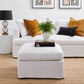 Byron Slip Cover Ottoman - Lifestyle