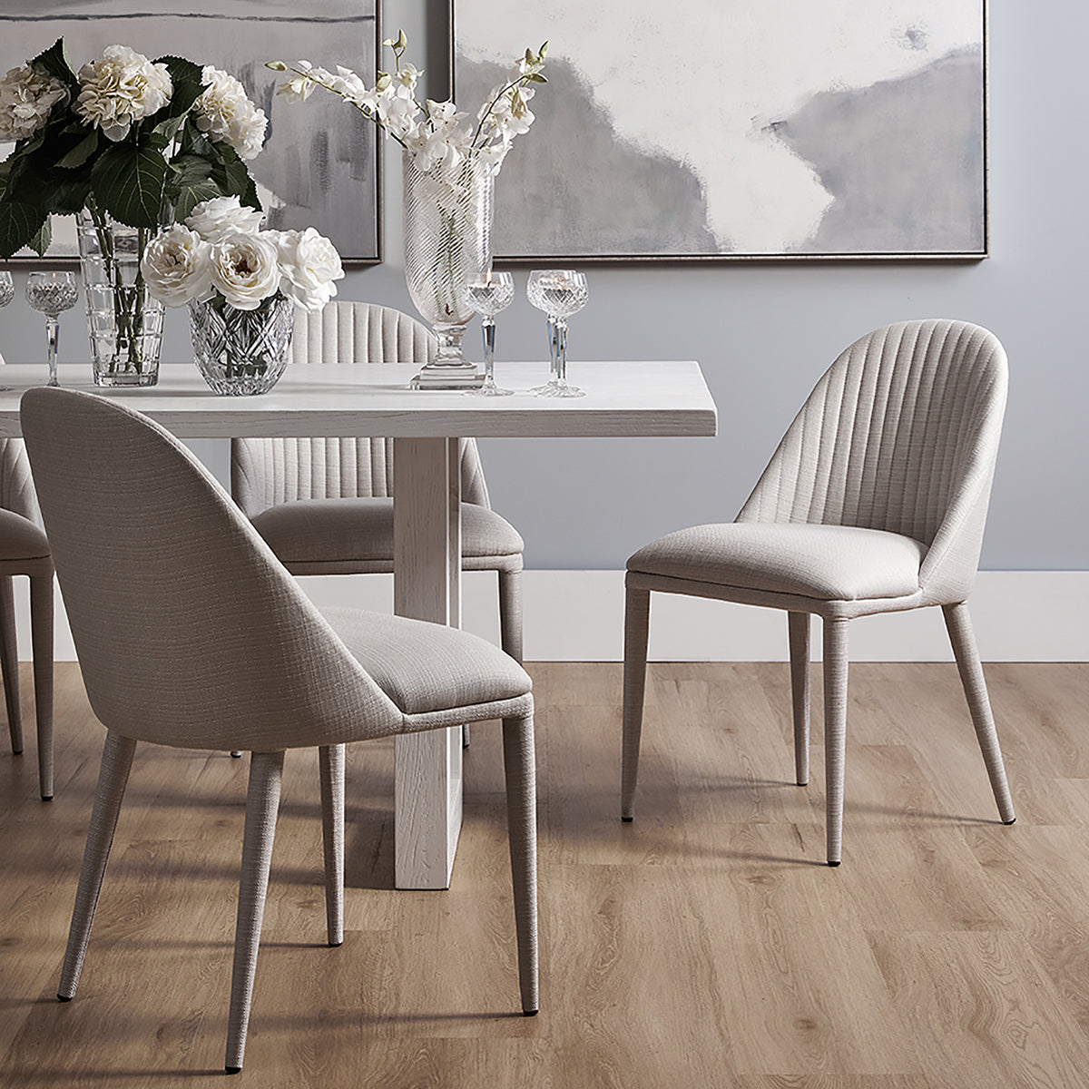 Dalton Panelled Dining Chair (Set of 2) - Lifestyle