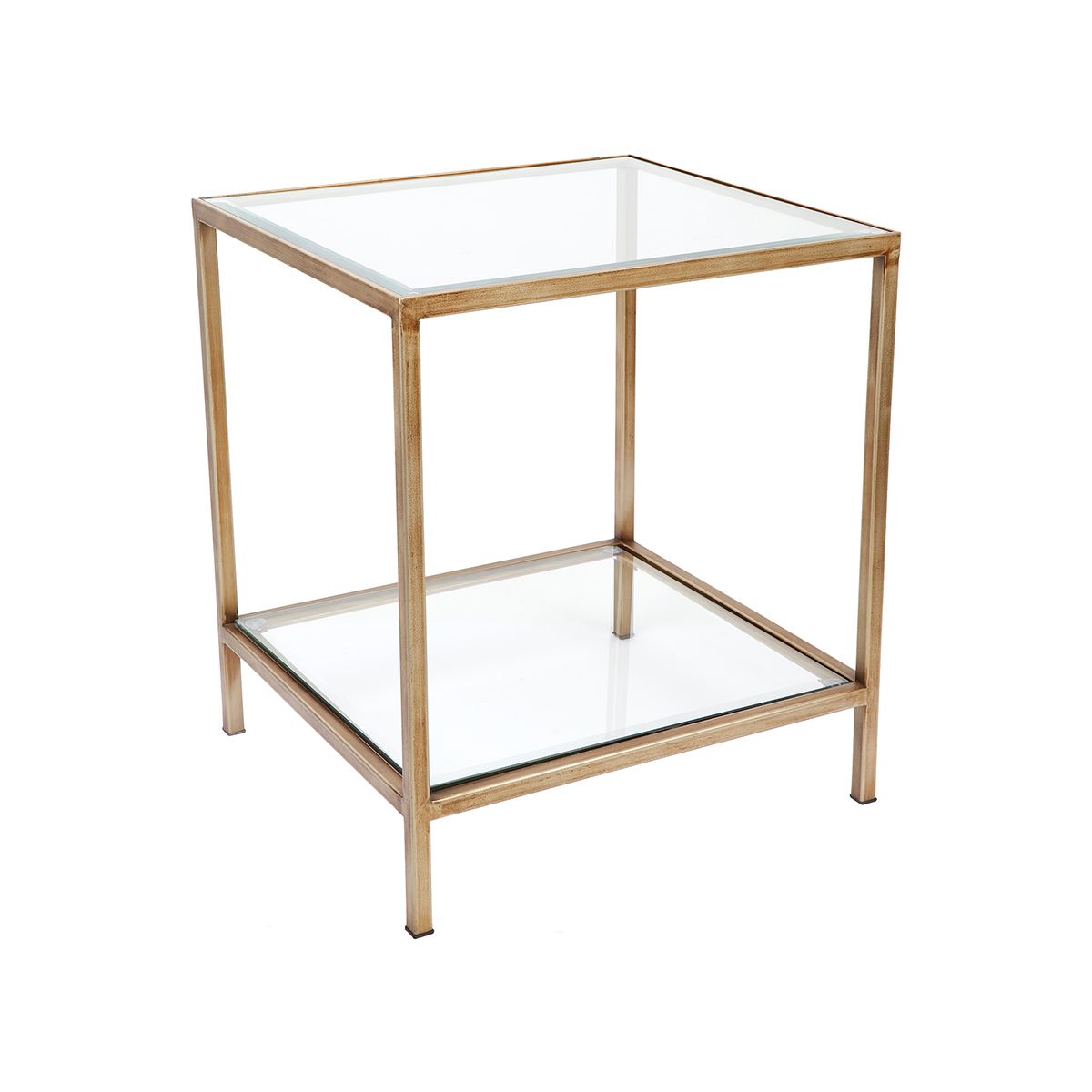 Charlie Glass Square Side Table