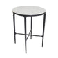 Harrison Round Marble Side Table