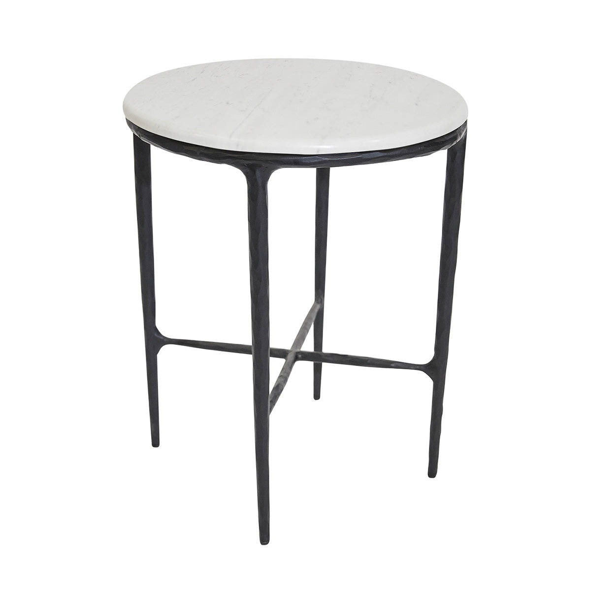 Harrison Round Marble Side Table