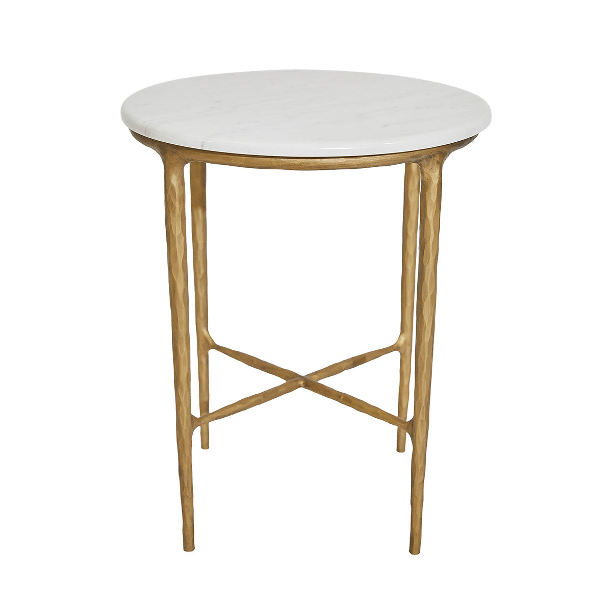 Harrison Round Marble Side Table