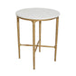 Harrison Round Marble Side Table