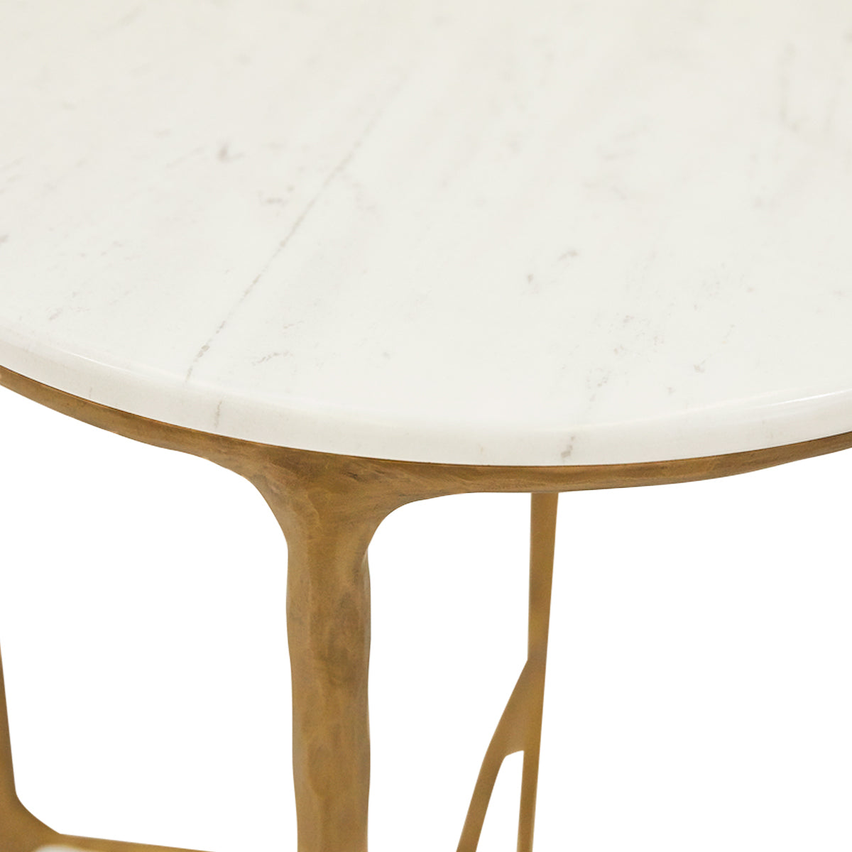 Harrison Round Marble Side Table