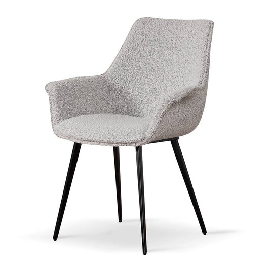 Ballina Dining Chair - Charcoal Boucle (Set of 2)