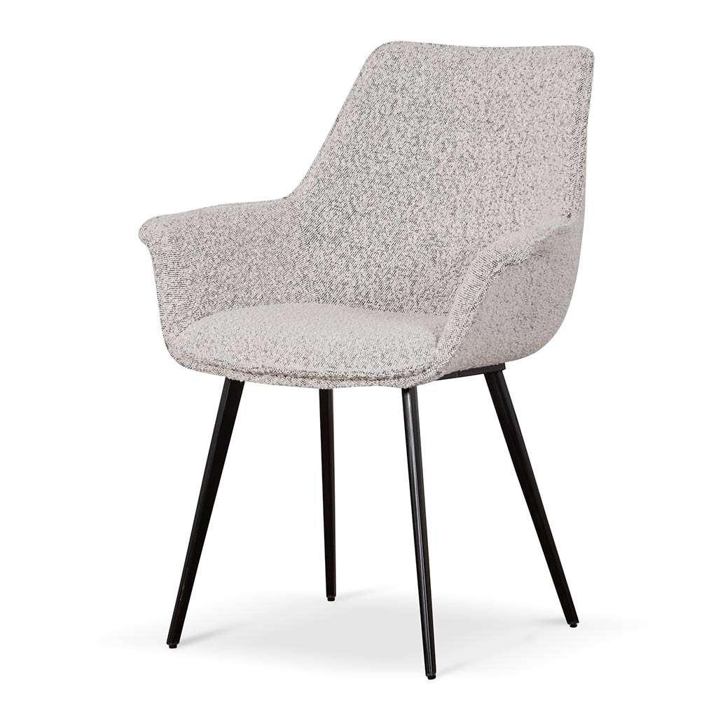 Ballina Dining Chair - Charcoal Boucle (Set of 2)