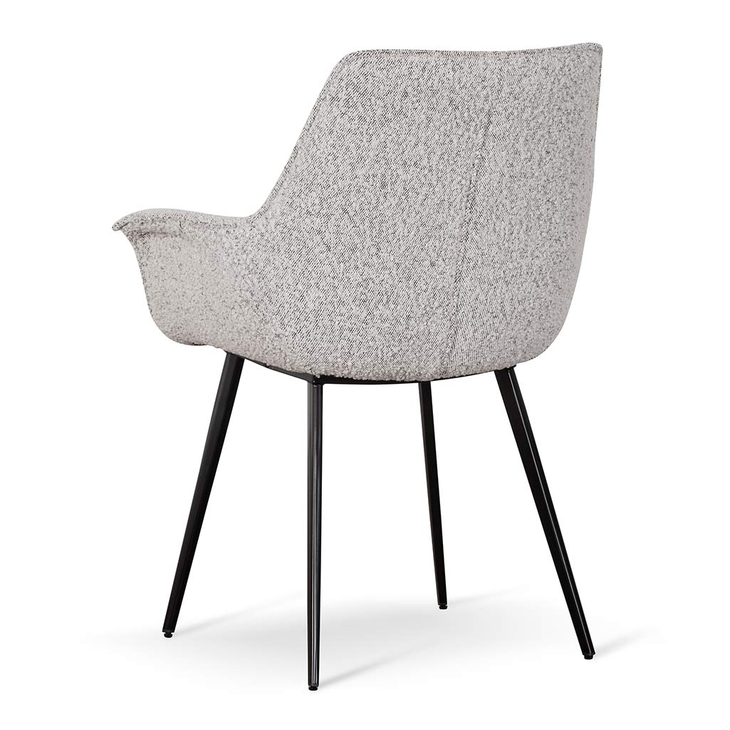 Ballina Dining Chair - Charcoal Boucle (Set of 2)