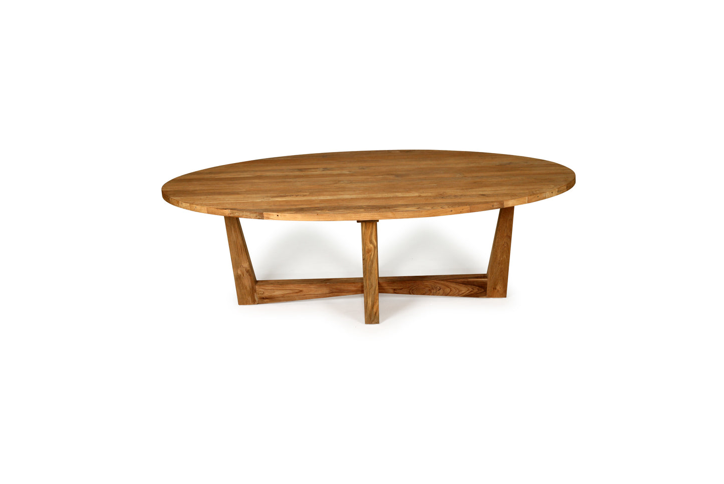 Benji Oval Dining Table - Reclaimed Teak