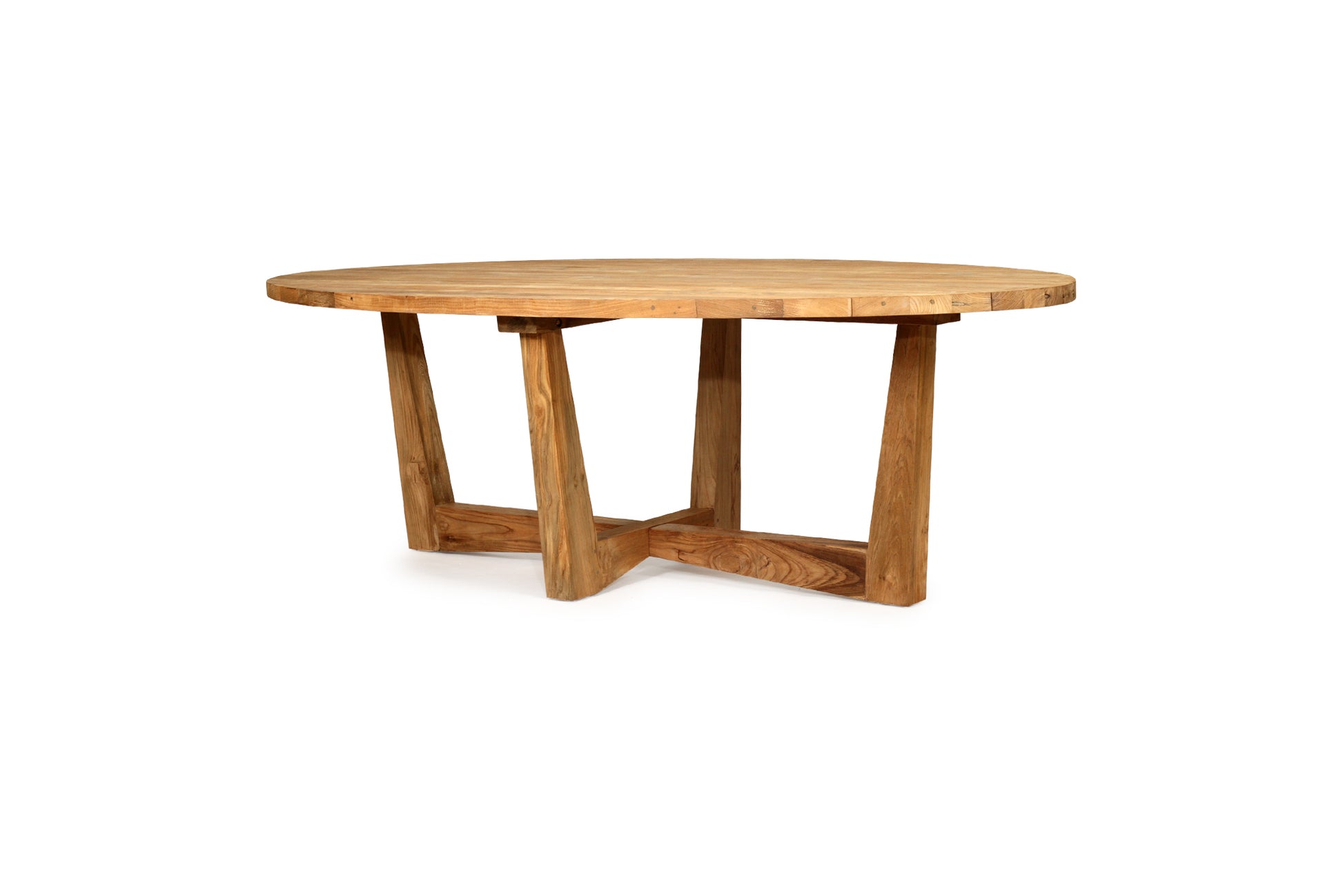 Benji Oval Dining Table - Reclaimed Teak