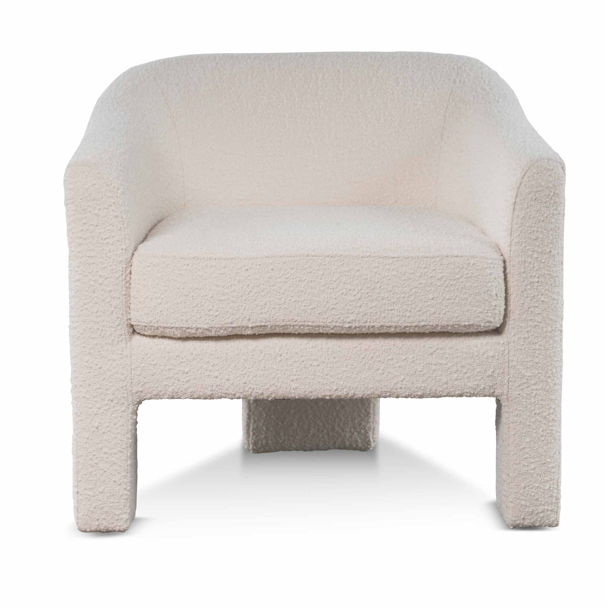 Kempsey Armchair - Ivory White Boucle