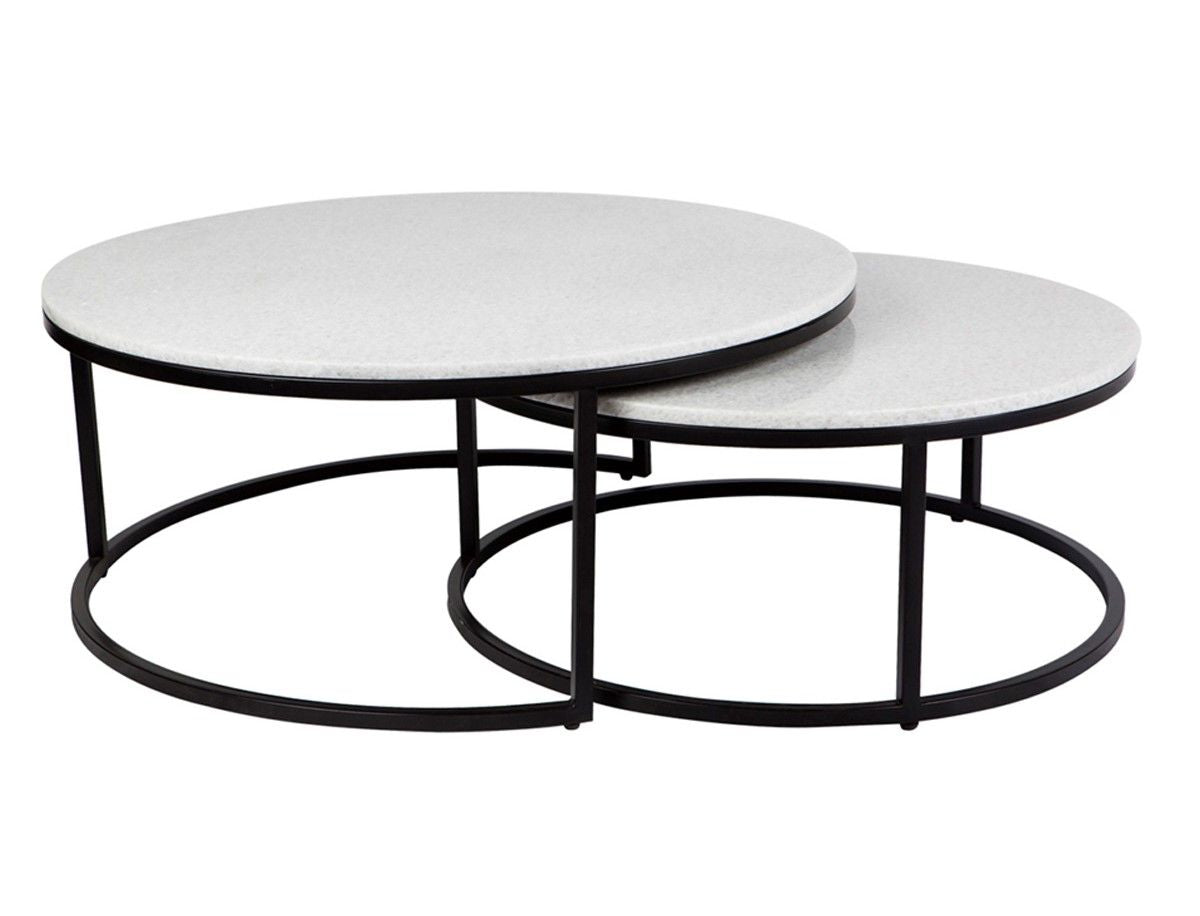 Cora Stone Nesting Coffee Tables