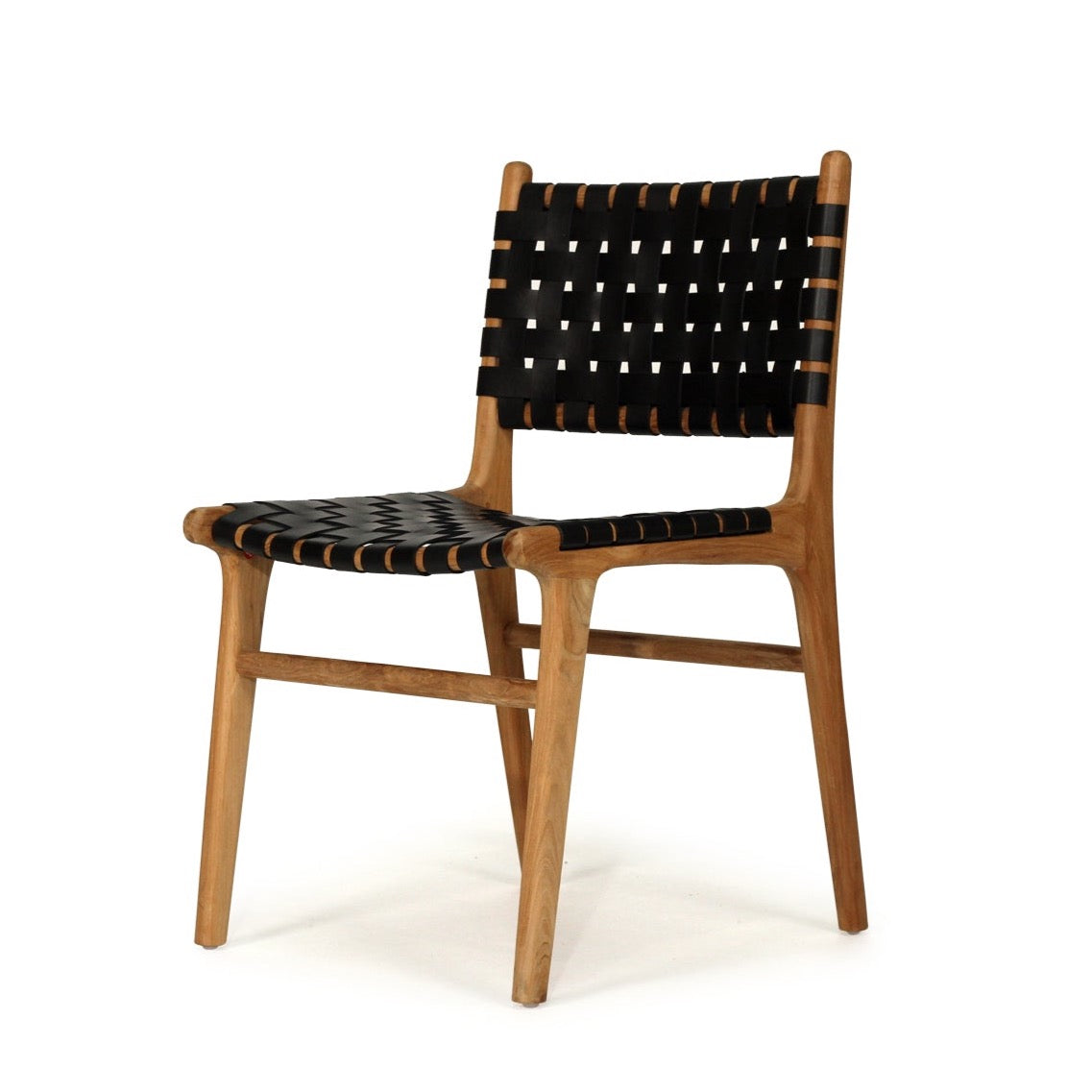 Palmvale Woven Leather Dining Chair