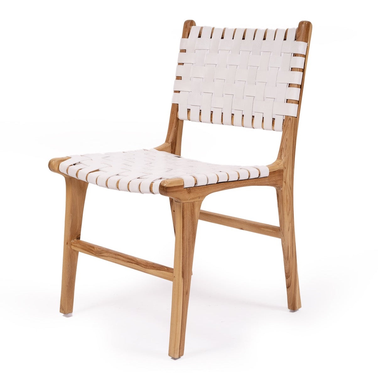 Palmvale Woven Leather Dining Chair