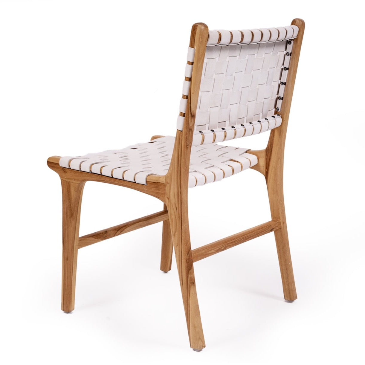 Palmvale Woven Leather Dining Chair