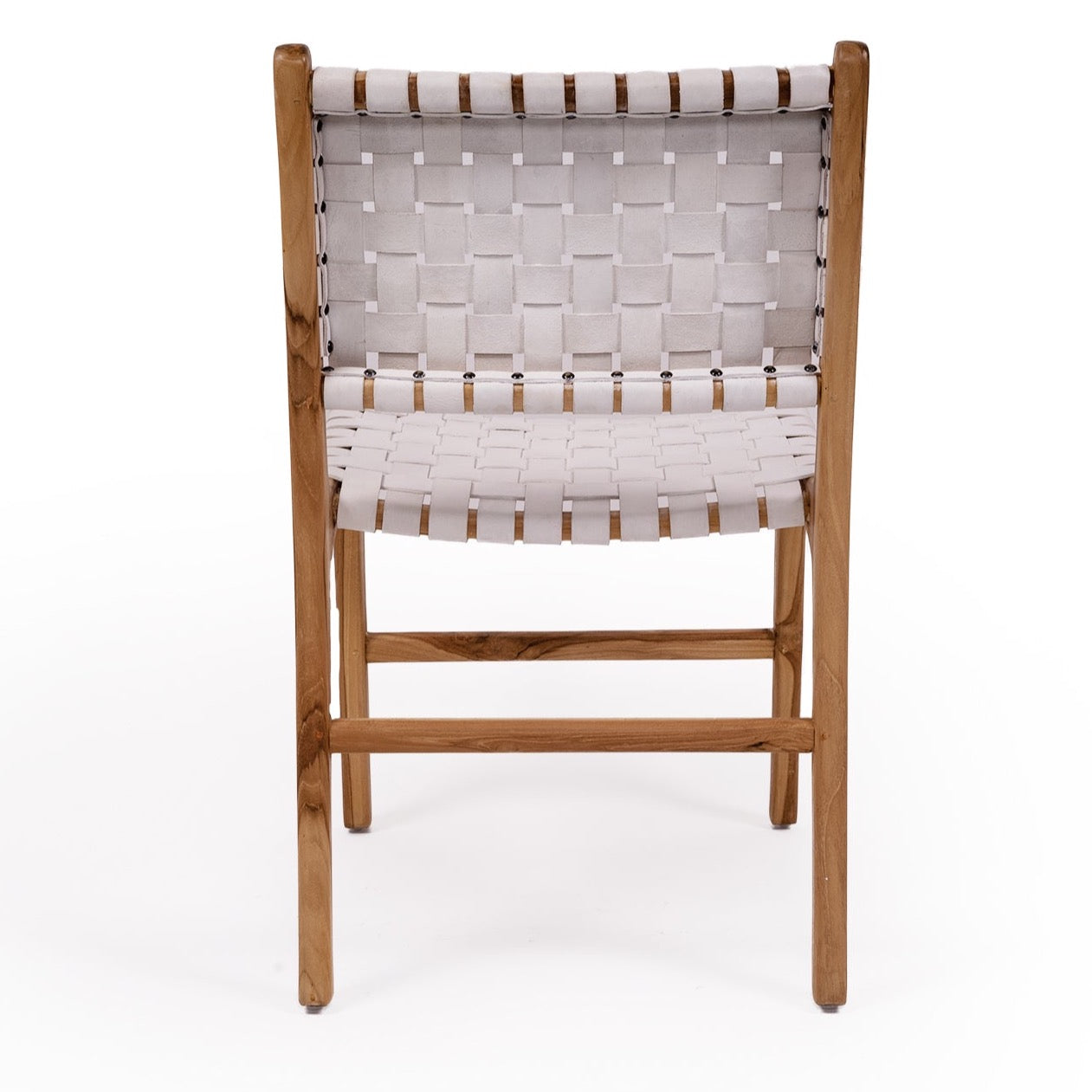 Palmvale Woven Leather Dining Chair