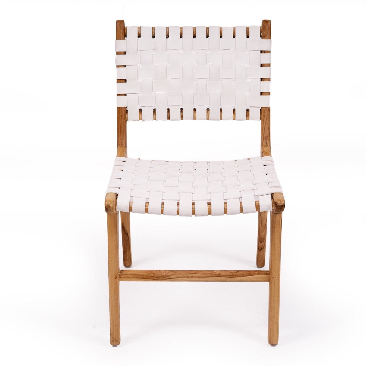 Palmvale Woven Leather Dining Chair