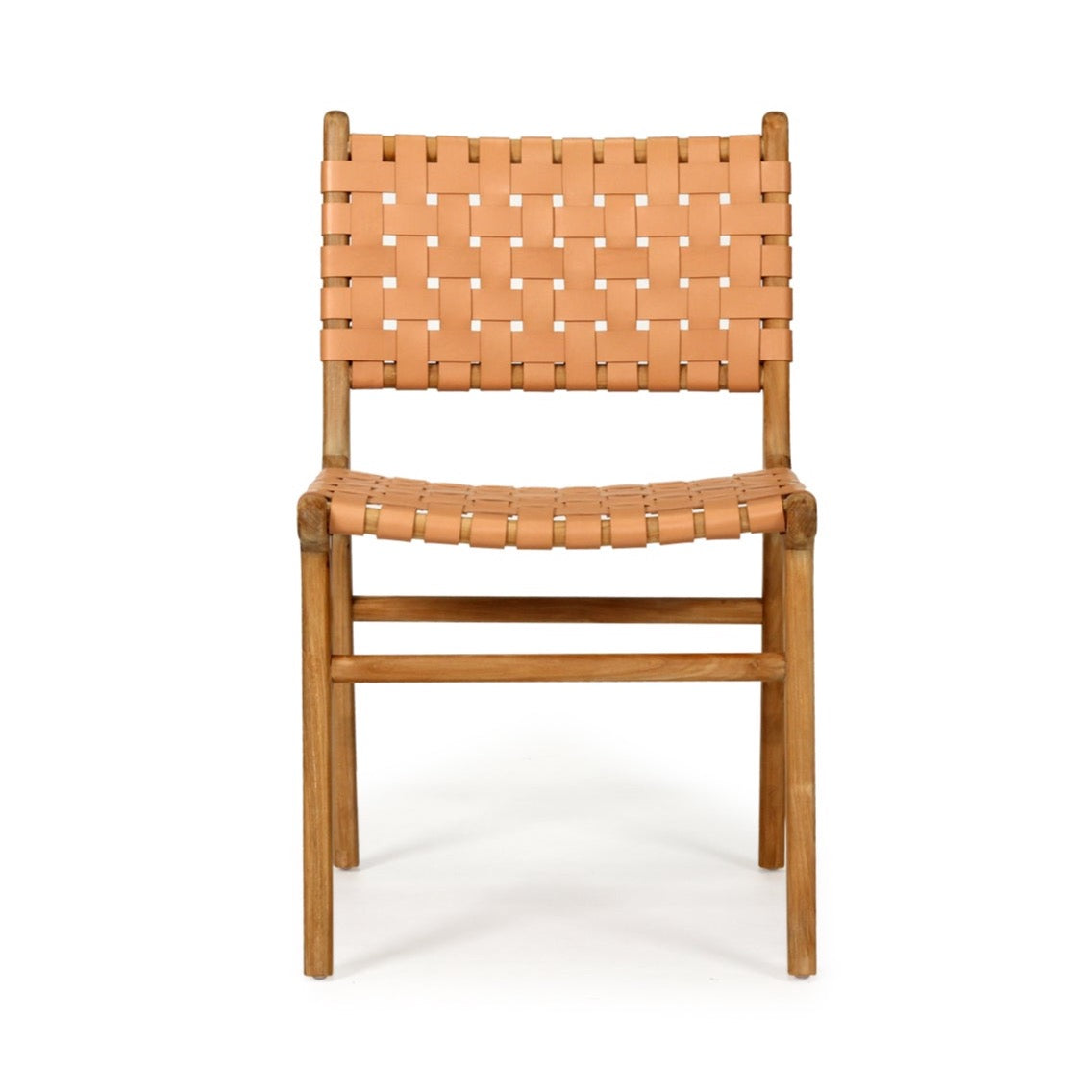 Palmvale Woven Leather Dining Chair