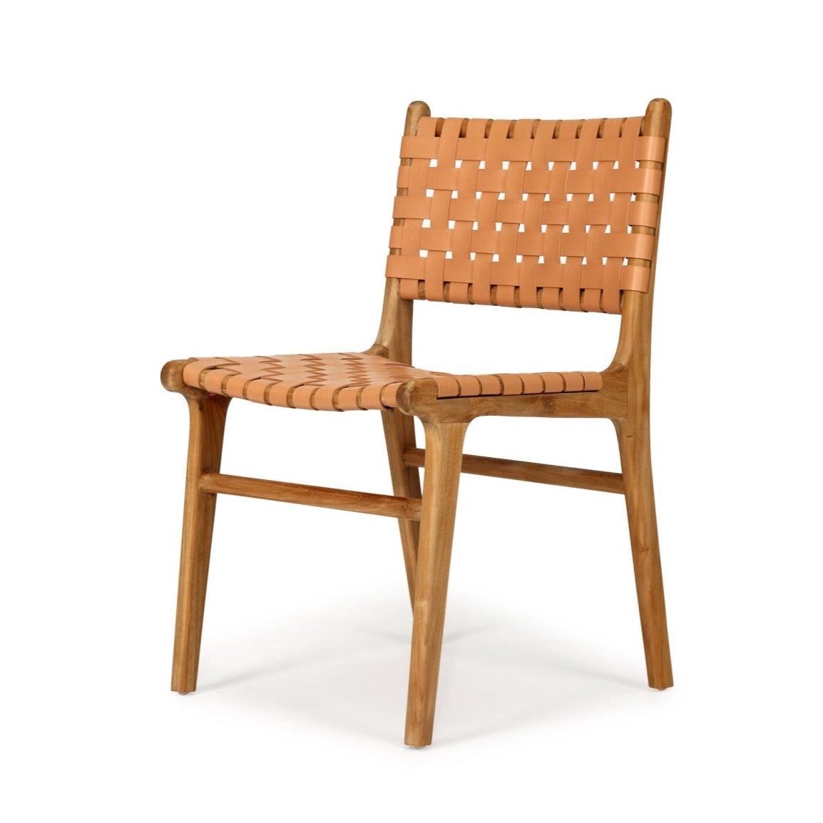 Palmvale Woven Leather Dining Chair