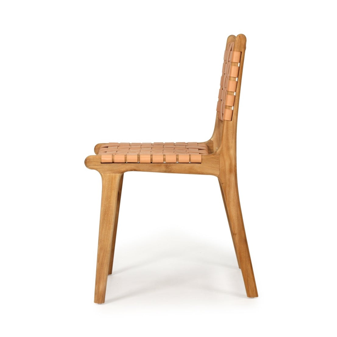 Palmvale Woven Leather Dining Chair