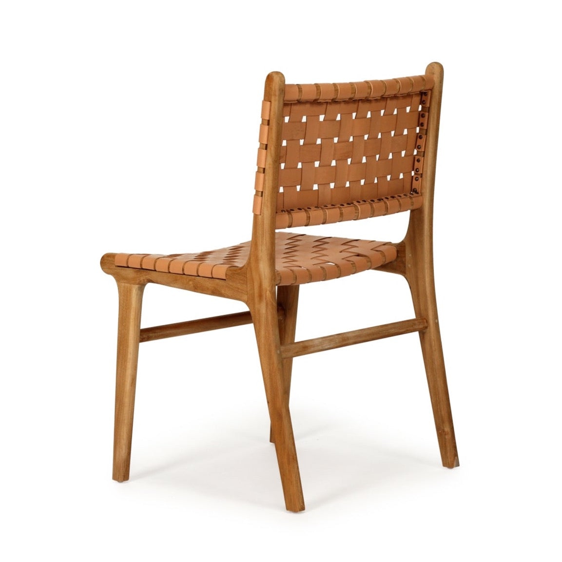 Palmvale Woven Leather Dining Chair