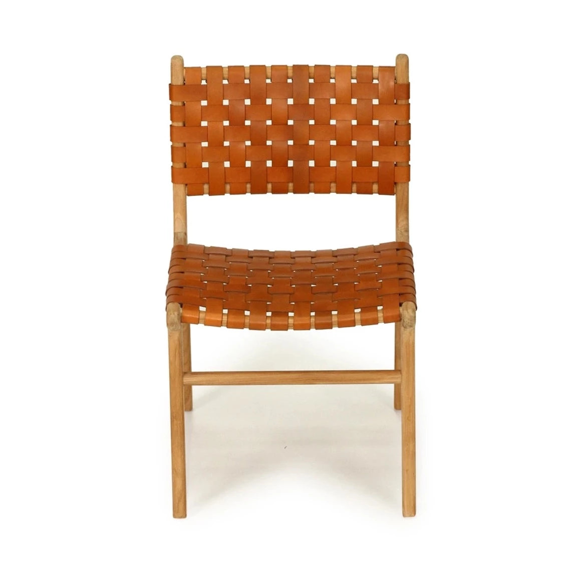 Palmvale Woven Leather Dining Chair