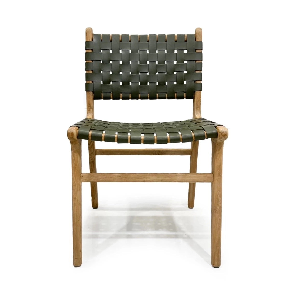 Palmvale Woven Leather Dining Chair