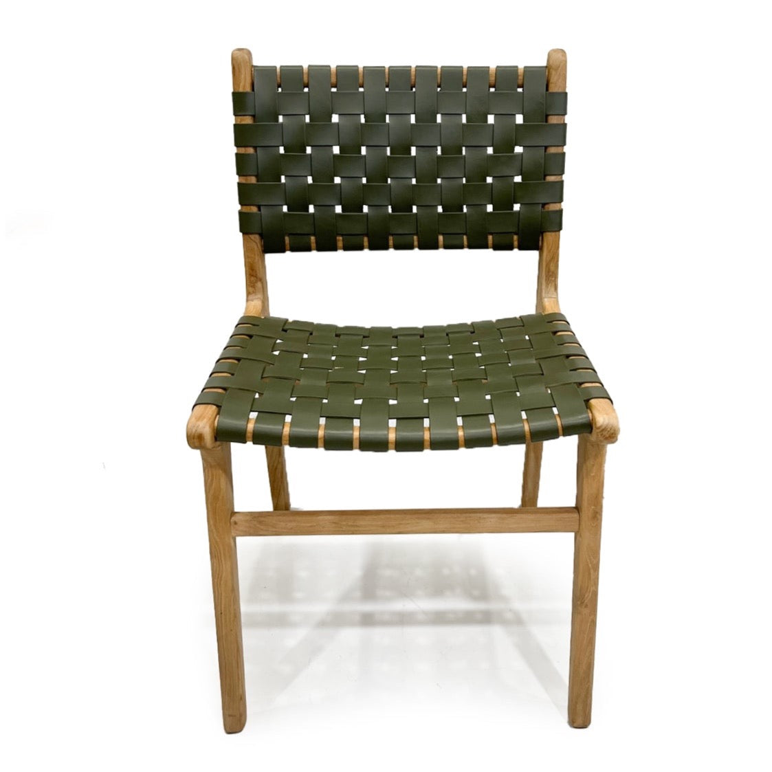 Palmvale Woven Leather Dining Chair