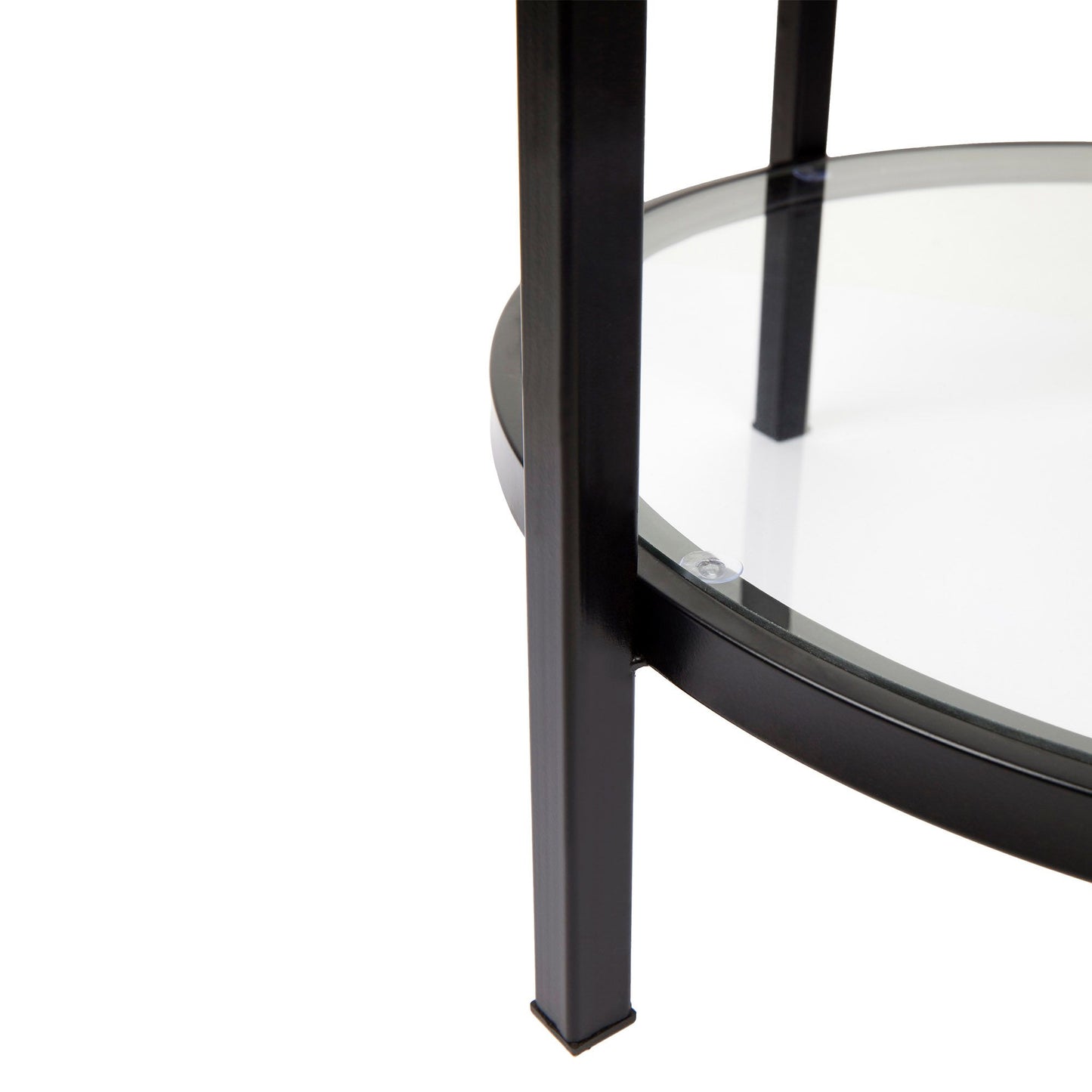 Charlie Glass Round Side Table