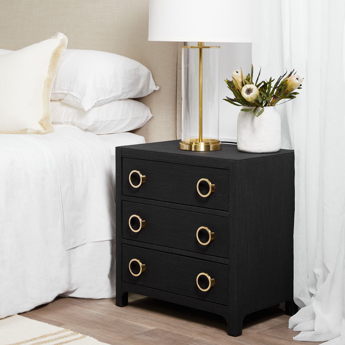 Axel Upholstered Bedside Table