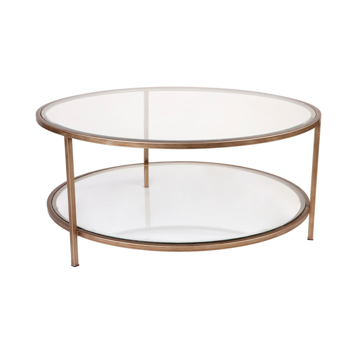 Charlie Glass Round Coffee Table