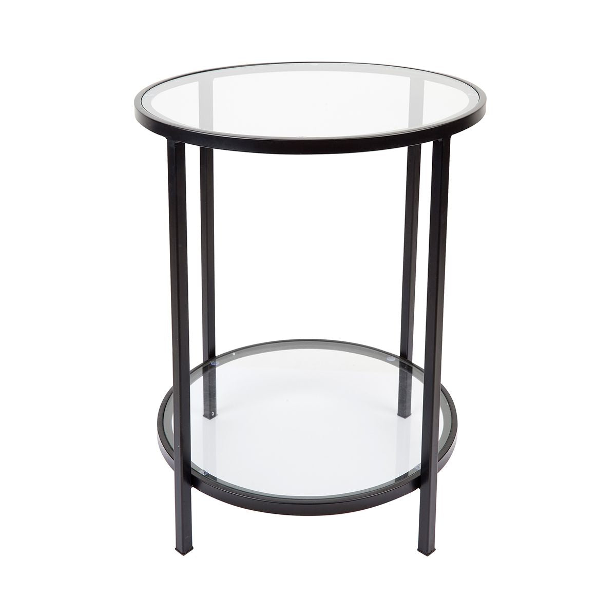 Charlie Glass Round Side Table