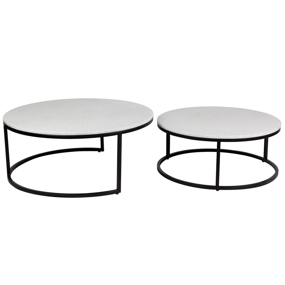 Cora Stone Nesting Coffee Tables