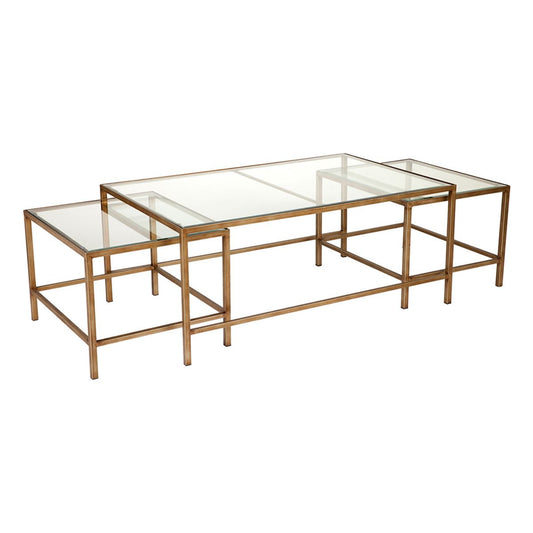 Charlie Glass Nesting Coffee Table