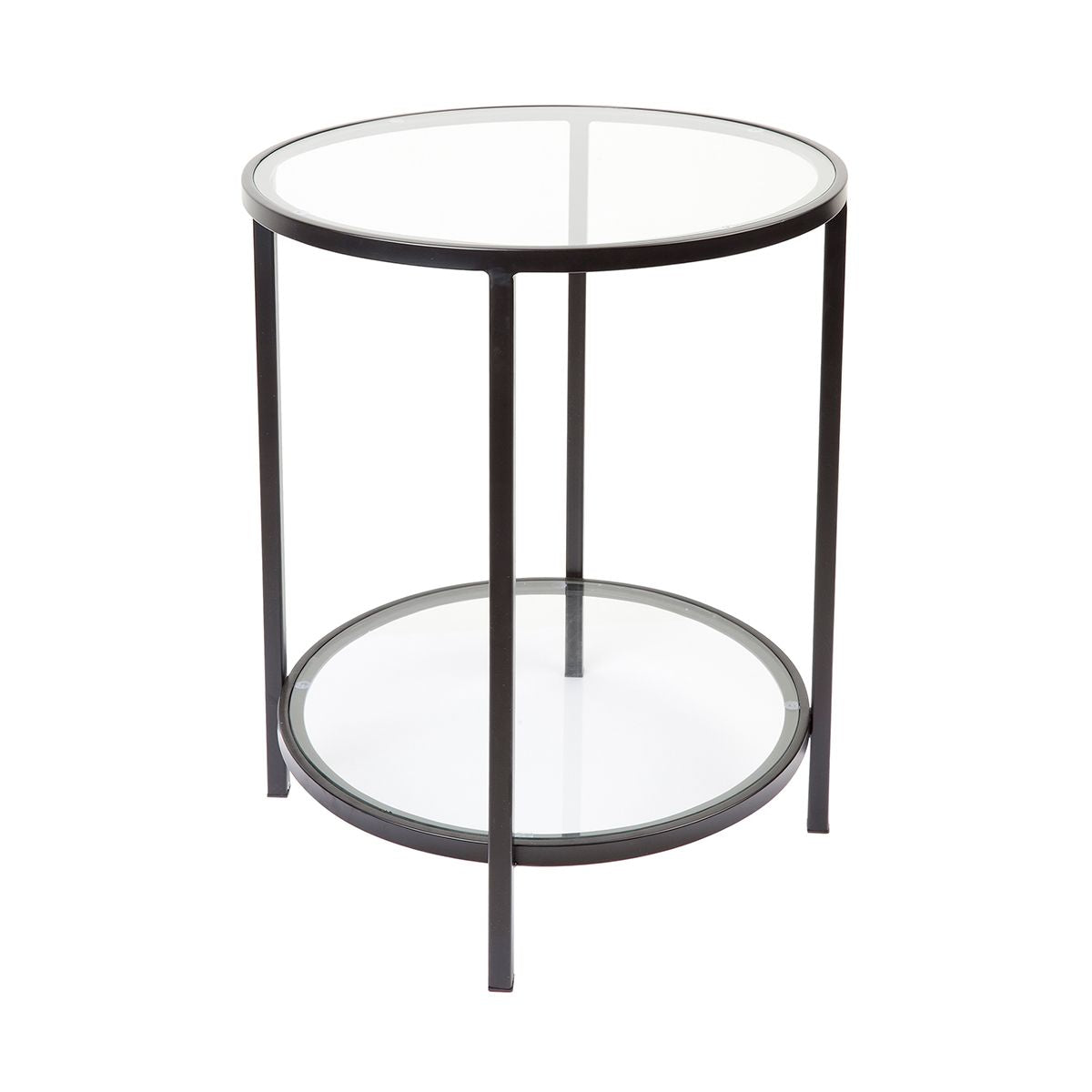 Charlie Glass Round Side Table