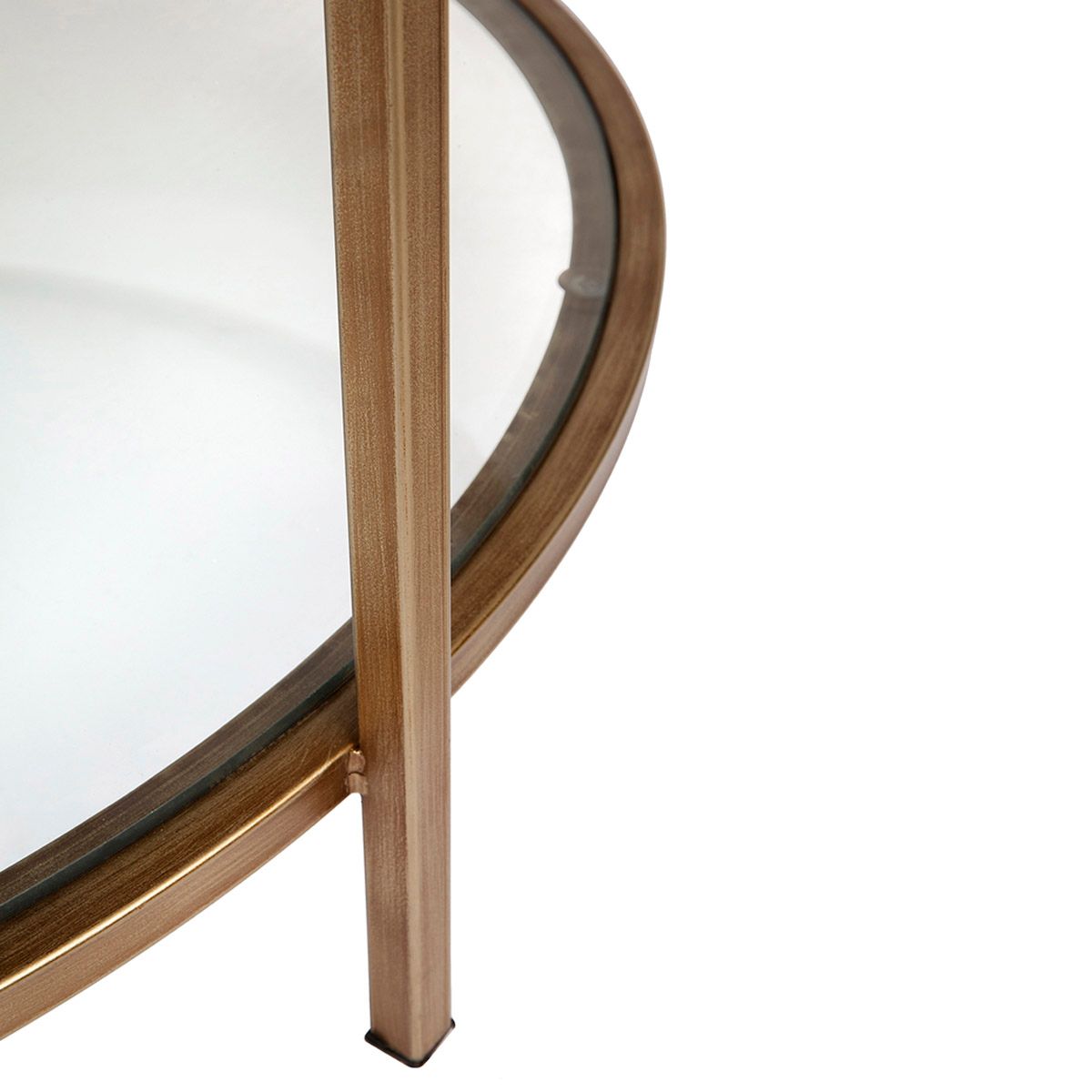 Charlie Glass Round Coffee Table