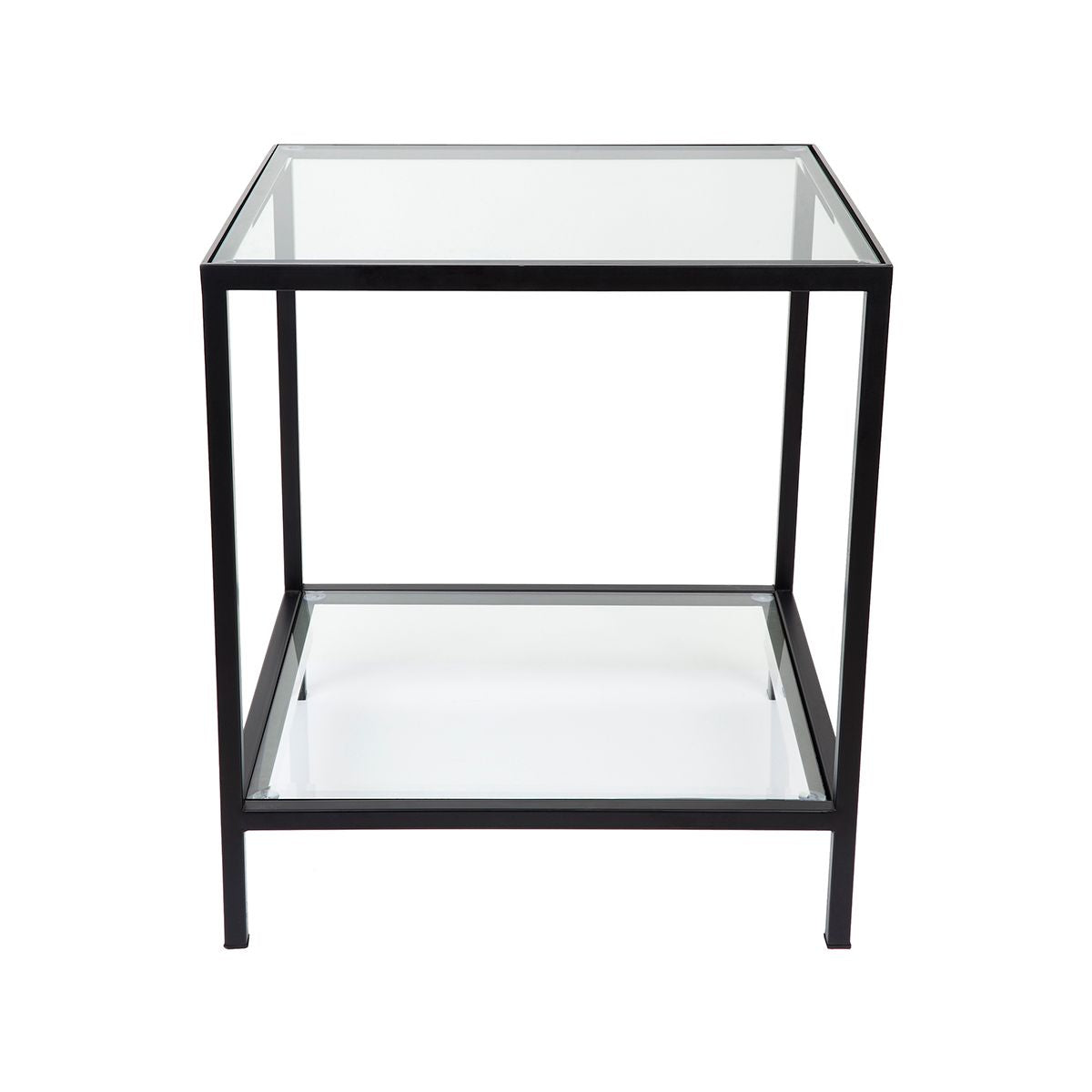 Charlie Glass Square Side Table