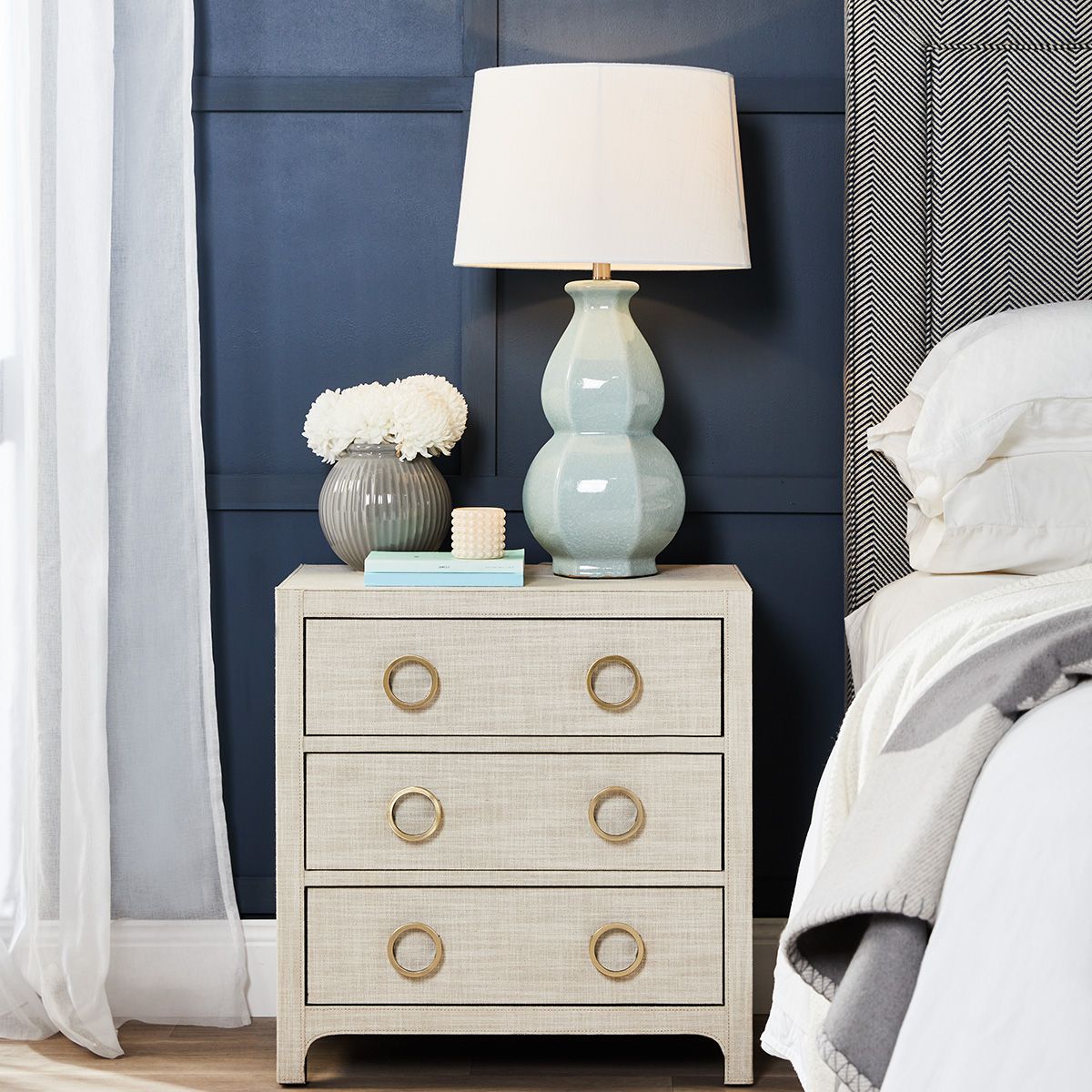 Axel Upholstered Bedside Table